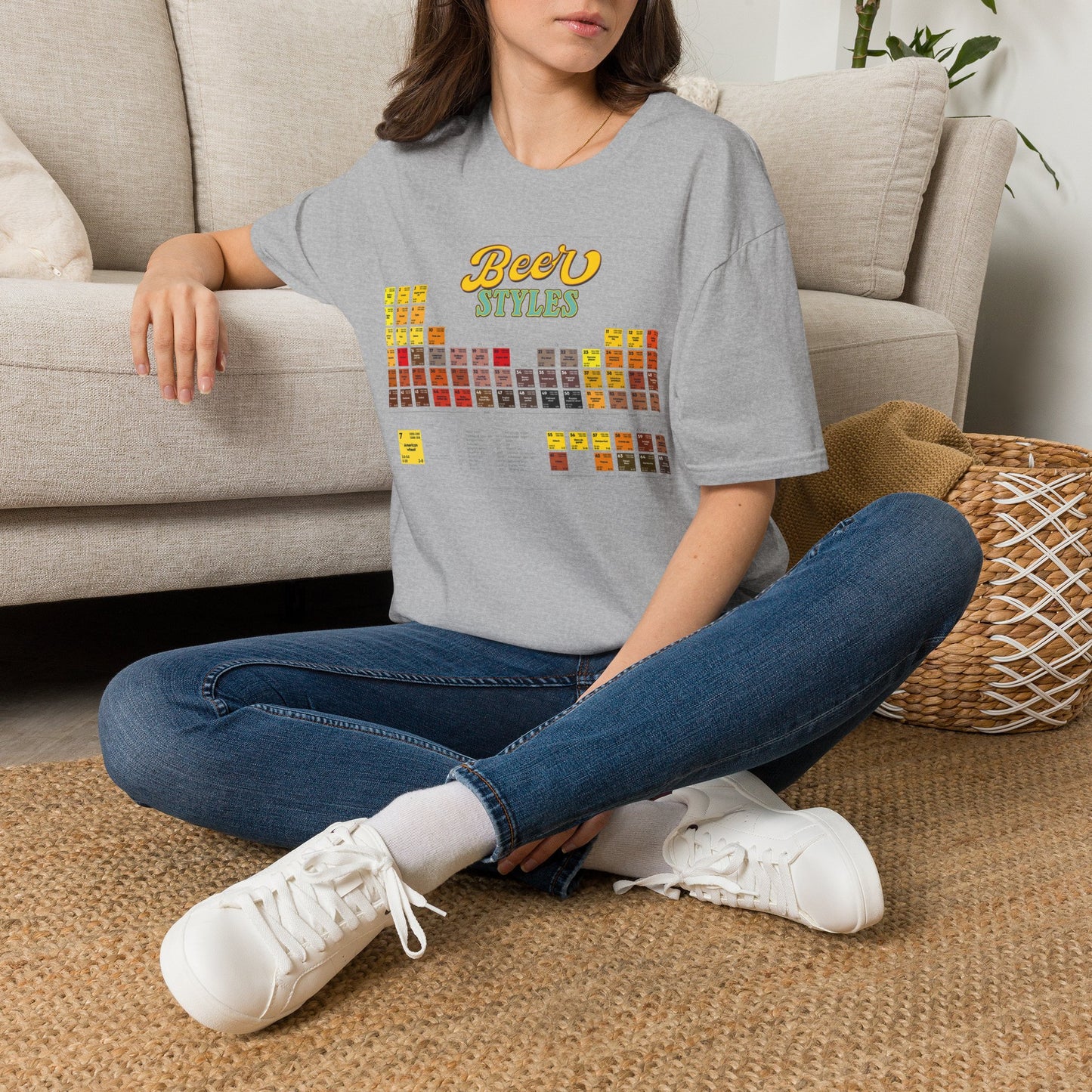 Beer Styles T-Shirt — Colorful Beer Style Chart Tee for Beer Lovers