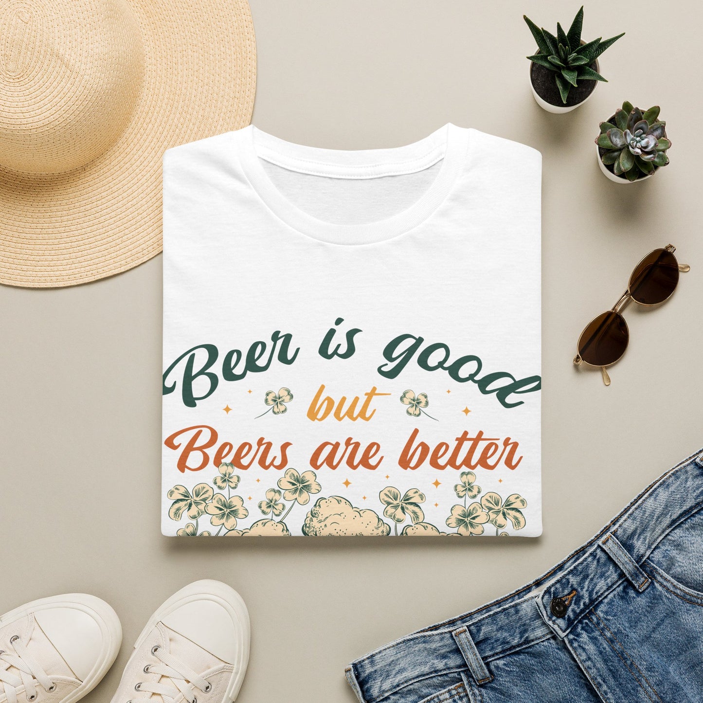 Copy of Beer Styles T-Shirt — Colorful Beer Style Chart Tee for Beer Lovers